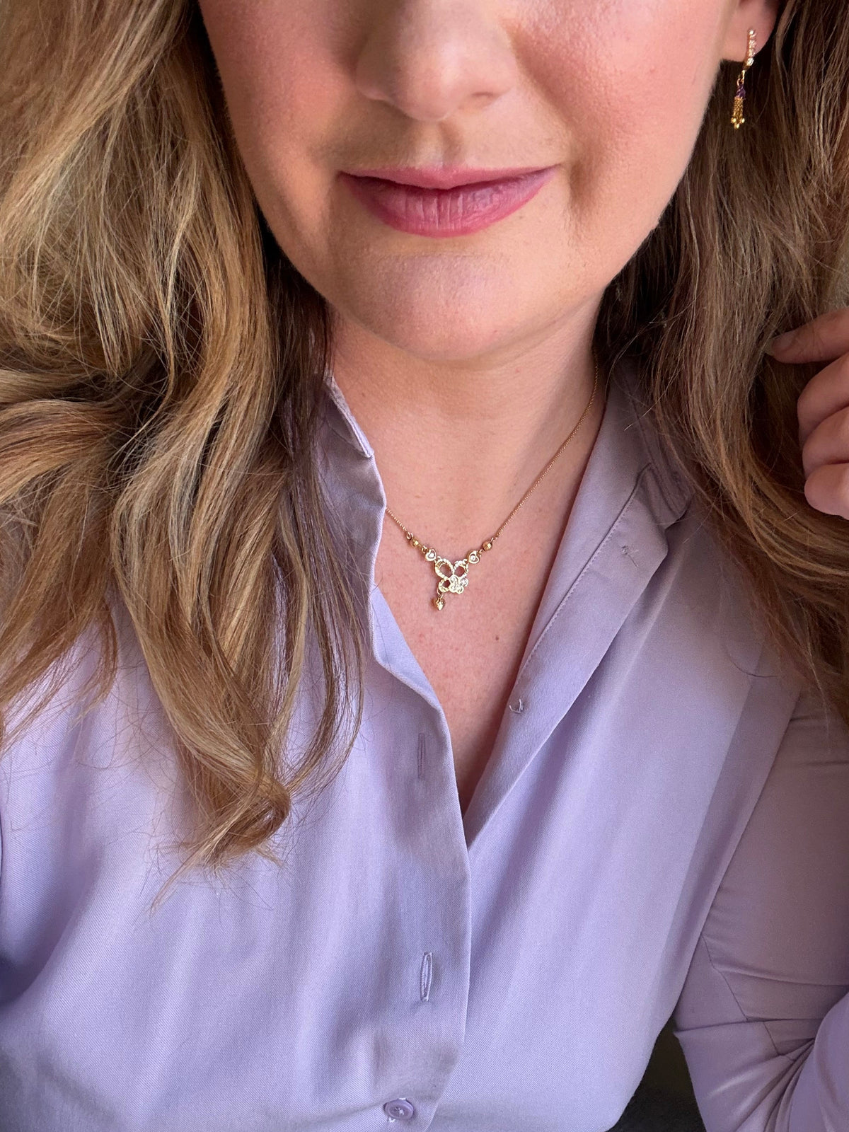 18CT GOLD VINTAGE NECKLACE